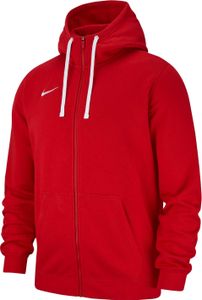 NIKE Full Zip FLC Club19 Kapuzensweatjacke Herren rot / weiß AJ1313-657 M