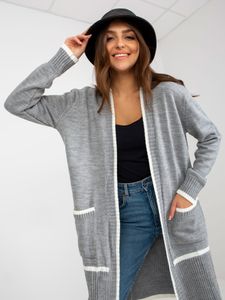 Rue Paris Strickjacke für Frauen Guenewse grau Universal