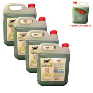 PRIMA Colorwaschmittel Flüssigwaschmittel Konzentrat 4 x 5,0 L = 20,0 L + gratis Ausgießer
