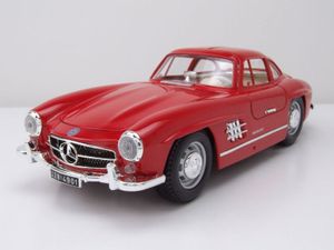Mercedes 300 SL (W198) Flügeltürer 1954 rot Modellauto 1:18 Burago