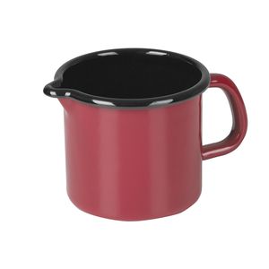 RIESS Milchtopf 0,75l Ø10cm, Emaille, rot