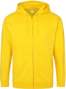 Just Hoods JH050 | Herren Kapuzenpulli mit Reisverschluss / Zoodie - Farbe: Sun Yellow - Größe: XL Just Hoods JH050 | Herren Kapuzenpulli mit Reisverschluss / Zoodie - Farbe: Sun Yellow - Größe: XL