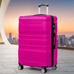 Cestovní kufr Flieks Trolley Hard Shell s TSA zámkem a otočnými kolečky XL-47x31x75cm