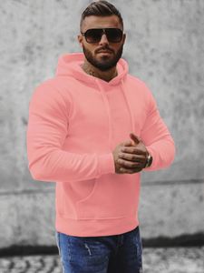 Ozonee Herren-Kapuzenpullover mit Kapuze Dabo Puderrosa XXL