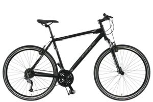 Kands Crossline 1100 Alu pánsky bicykel, 21” - 182-200 cm vysoký, 27,5", Prehadzovačka Shimano, Čierna