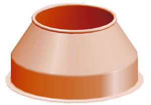 ATIKA Ersatzteil | Mischtrommel-Oberteil für Betonmischer Expert / Focus / Format / Rekord / Universal / Ultra