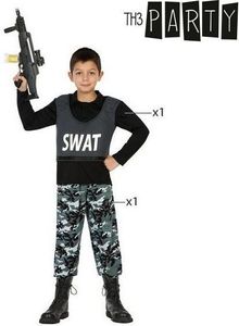 Kostüme Jungen Polizei Swat-Team Karnevalskostüm (2 teil Größe 7-9 Jahre