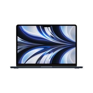 Apple 13palcový MacBook Air: Čip Apple M2 s 8jádrovým CPU a 8jádrovým GPU, 256GB Midnight