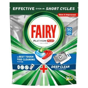 Multipack 2x 50 Stück Fairy Platinum Plus Deep Clean Spülmaschinen Tabs