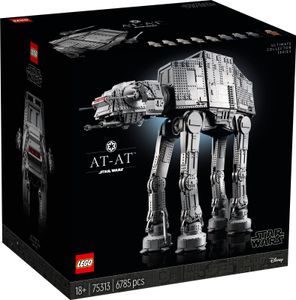 LEGO Star Wars AT-AT Figur zum Bauen für die Star Wars Sammlung, großes UCS Set für Erwachsene, Sammlerstück mit 9 Minifiguren 75313