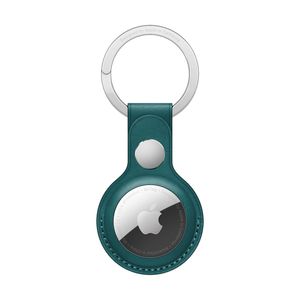 APPLE AirTag Leather Key Ring - Green