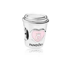 Pandora 797185EN160 Charm Drink To Go Silber