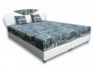 MOB, Manželská postel 180 cm - Ostrov 1 (s matracemi)