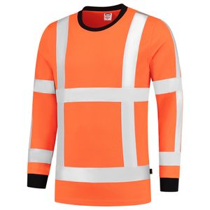 Tricorp - Shirt RWS Longsleeve für Erwachsene - Birdseye - Orange, 5XL