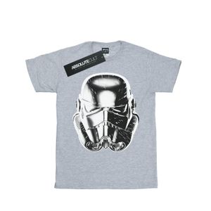 Star Wars - "Stormtrooper Warp Speed Helmet" T-Shirt für Jungen BI51139 (128) (Grau)