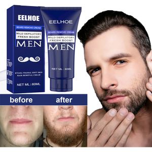 60g Haarentfernungscreme für Männer, Bart, Achselhöhle, Brust, Hände, Beine, Intimbereich, Schmerzlos Sanft Enthaarungscremes
