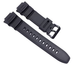 Casio Ersatzband Uhrenarmband Resin Band schwarz für W-S220 HDD-S100