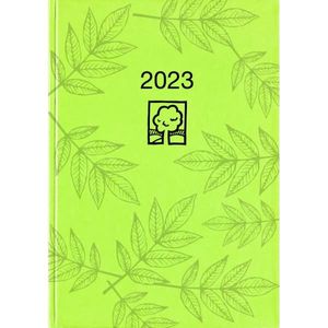 Zettler 610-0713 Taschenkalender 1T/1S Recycling grün Blauer Engel 10,2x14,2