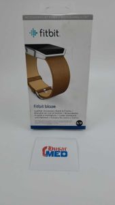 fitbit - Ersatz-/Wechselarmband - Leder Armband Camel S (braun) für BLAZE - FB159LBCMS