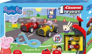 Carrera Peppa Pig - Soopbox Race - Streckenlänge: 2,9 m; 20063044 Carrera Peppa Pig - Soopbox Race - Streckenlänge: 2,9 m; 20063044