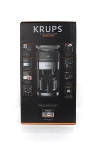 Krups KM 8328 Grind Aroma Filterkaffeemaschine,Schwarz / Edelstahl-Applikationen
