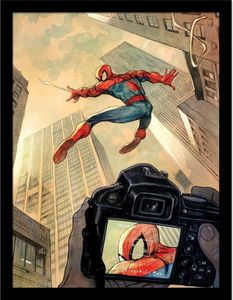 Spider-Man - Gerahmtes Poster "Daily Bugle" PM8950 (40 cm x 30 cm) (Bunt)