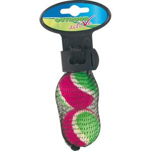 Outdoor active Klettbälle 2 Stück, Durchmesser 4 cm, 1 Stück Outdoor active Klettbälle 2 Stück, Durchmesser 4 cm, 1 Stück