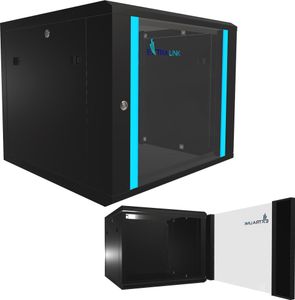 Extralink Netzwerkschrank Serverschrank Wandgehäuse Stehend 19" 9HE 600x600 Schwarz