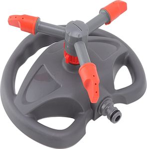 Garten Sprinkler für Gartenschlauch, Viereckregner, 360º drehbar, Kreis- und Sektorenregner
