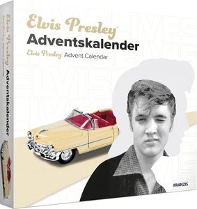 Advent kalender Franzis Elvis Cadillac Eldorado Advent Calendar 55120-7 Weiß 19,5 x 6 x 8,5 cm