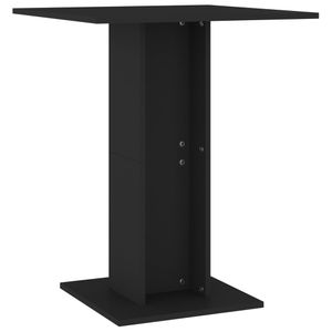 vidaXL Bistro stôl čierny 60x60x75 cm Drevo Materiál