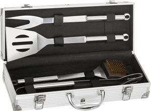 Edelstahl Grillbesteck-Set mit Koffer