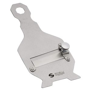 Ambrogio Sanelli - Trüffelhobel aus Edelstahl - Glatte Klinge mit 0,2 bis 3 mm Regler und 20,5 cm Griff