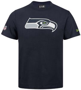 New Era - NFL Seattle Seahawks Team Logo T-Shirt - navy : S Farbe:  Blau Größe: S