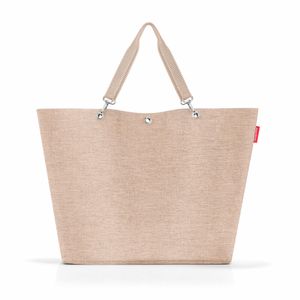 reisenthel shopper XL, nákupní taška, tote bag, plážová taška, taška, polyesterová tkanina, Twist Coffee, 35 L, ZU6041