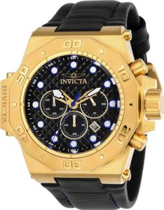 Invicta Akula 23103 Herren uhr - Wasserdicht - Analog - Quarzuhrwerk - Edelstahl mit schwarzen zifferblat - 58mm Invicta Akula 23103 Herren uhr - Wasserdicht - Analog - Quarzuhrwerk - Edelstahl mit schwarzen zifferblat - 58mm