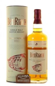 Benriach Cask Strength Batch 1 Speyside Single Malt Scotch Whisky 0,7l, 57,2 Vol.-%