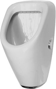 Duravit Elektronik-Urinal UTRONIC 345 x 315 mm, Zulauf von hinten, Netzanschluss Ausführung mit Fliege weiß