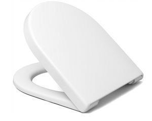 Ramm Toilettensitz kompatibel mit Duravit Starck 3, WC Sitz aus antibakteriellem Duroplast, Toilettendeckel mit Absenkautomatik Soft Close