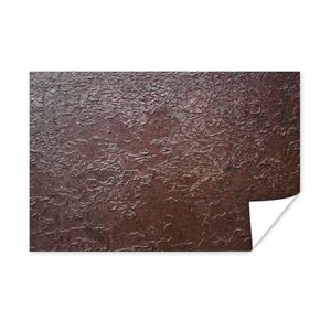 MuchoWow® Poster Rost - Industriell - Metall 60x40 cm - Schlafzimmerdekoration