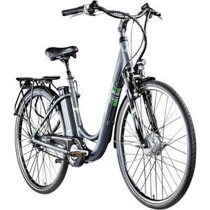 Zündapp Green 3.7 E Bike Damenfahrrad 28 Zoll mit Nabenschaltung 7 Gang anthrazit