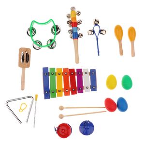 Percussion Xylophon Set, Musik Instrument Spielzeug Band Kit, Geschenk für Vorschulkinder, Kinder und Kleinkind