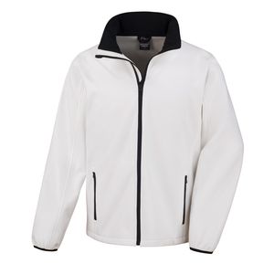 Result Core - Softshelljacke Zum Bedrucken für Herren PC7178 (XXL) (Weiß/Schwarz)