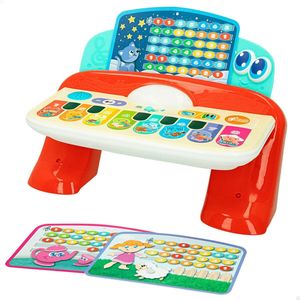 Interaktívne piano pre bábätká Winfun 27 x 16 x 18 cm (2 kusy)