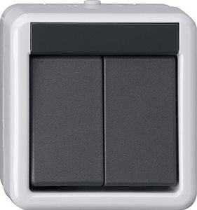 GIRA KNX Taster BA 2fach grau AP 2Punkt 516230 (516230)