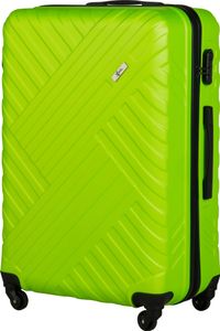 Xonic Design Reisekoffer - Hartschalen-Koffer mit 360° Leichtlauf-Rollen - hochwertiger Trolley mit Zahlenschloss in M-L-XL oder Set (Neon Grün XL, groß)