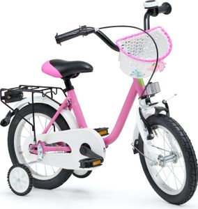 Qualitäts Kinderfahrrad 14 Zoll matt Pink Mädchen Kinderrad Fahrrad ab 3 Jahre