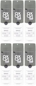 6x 8x4 Men Deodorant DARK FOREST 150ml 48h Deospray milde Pflege ohne Aluminium