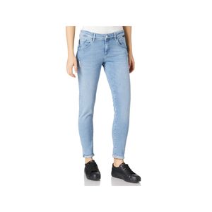 Mavi Jeans Lexy Damen Jeans Mid-Rise, Super Skinny, Crop Grösse W31 L27