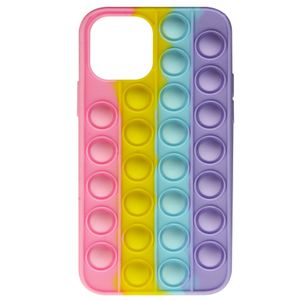 Pop It Handyhülle für Apple iPhone 12 Mini, Fidget Toy - Pastellfarben